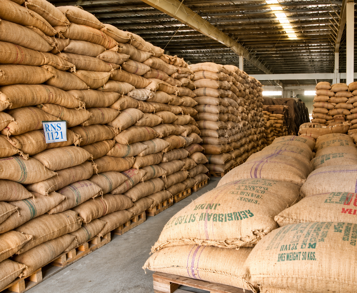Raw material warehouse